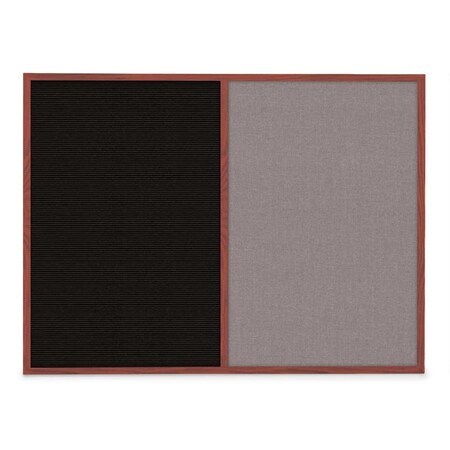 United Visual Products Sliding Door Indoor Enclosed Corkboard, 3, UV9000ACS-BRONZE-BUFF UV9000ACS-BRONZE-BUFF